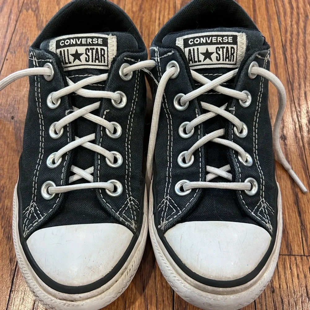 Converse Kids Black and White Sneakers